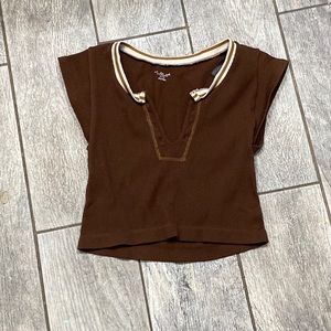 Urban out from under go for gold seamless top size M/L